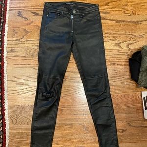 All Saints Leather Pants